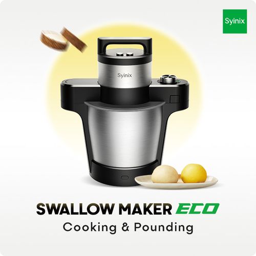 Syinix Swallow Maker ECO -Cook & Pound Yam/Fufu Multi Functional