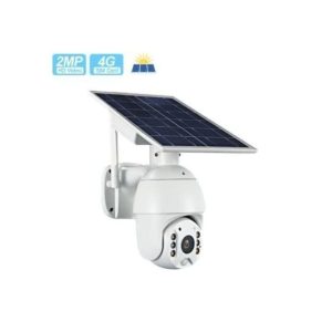 Cctv Solar Powered 4G Simcard PTZ Camera