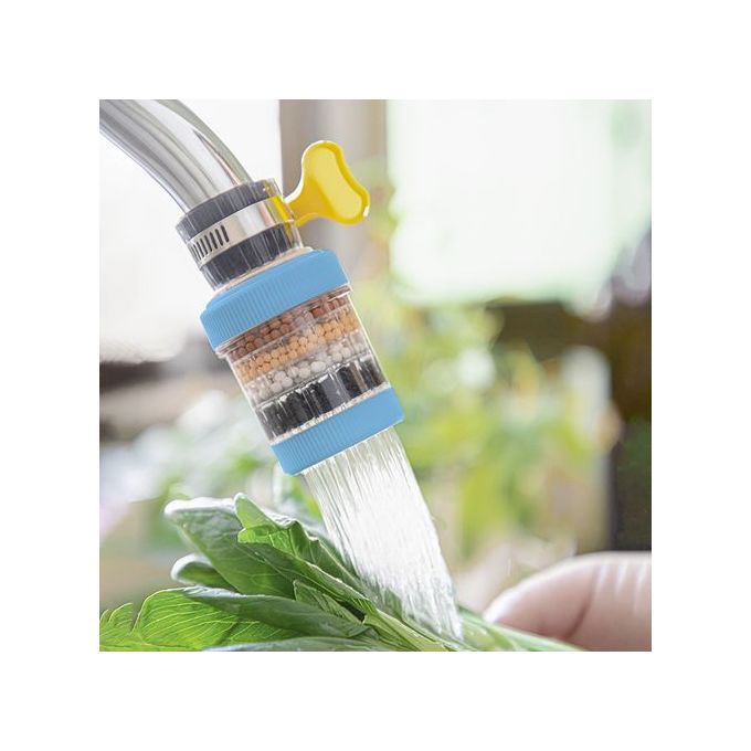 Water Filter Purifier 6-Layer Filtering Adjustable Universal